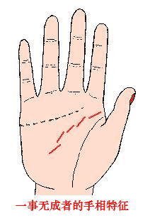 一事无成者的手相特征